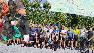 MReye team cycling race against MRI groups from Utrecht and Amsterdam