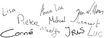 Team member portraits celebrating 2024 research achievements