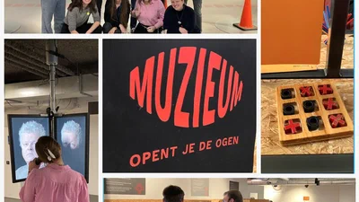 MReye group visiting the muZIEum in Nijmegen to experience life with visual impairment
