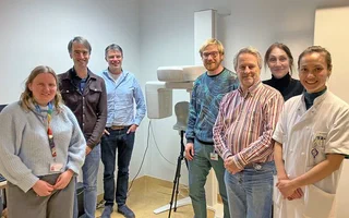 Ocular cone-beam CT scanner installed at Leiden UMC for uveal melanoma proton therapy planning