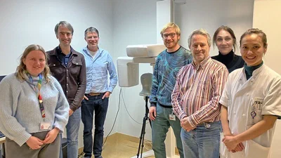 Ocular cone-beam CT scanner installed at Leiden UMC for uveal melanoma proton therapy planning